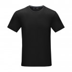 T-shirt da uomo in cotone biologico GOTS da 160 g/m² Elevate NXT color nero seconda vista frontale