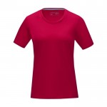 T-shirt da donna in cotone biologico GOTS da 160 g/m² Elevate NXT color rosso seconda vista frontale