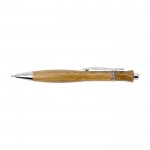 Penna in legno con dettagli in metallo color marrone seconda vista