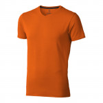 T-shirt in cotone biologico personalizzabile colore arancione