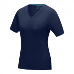 T-shirt ecologiche da donna personalizzate colore blu scuro