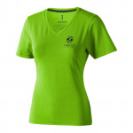 T-shirt ecologiche da donna personalizzate con logo di colore verde