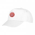 Cappellino personalizzato con logo per bambini colore bianco