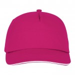 Cappelli da personalizzare in cotone colore rosa per imprese