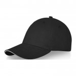 Cappellino promozionale a 6 pannelli colore nero