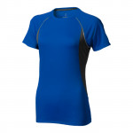 Maglietta sportiva con logo da donna colore azul reale