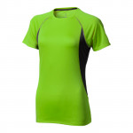 Maglietta sportiva con logo da donna colore verde