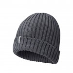Cappelli invernali in cotone organico color grigio scuro