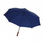 Ombrelli da golf con logo color blu scuro seconda vista