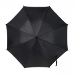 Ombrelli promozionali con diametro da 105 cm color nero seconda vista