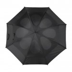 Ombrello anti tormenta con logo color nero prima vista