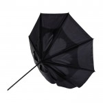 Ombrello anti tormenta con logo color nero terza vista