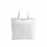 Simpatiche borse in tnt con logo color bianco