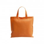 Simpatiche borse in tnt con logo color arancione