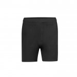 Pantaloncini sportivi in poliestere da 145 g/m² MKT Gerox color nero prima vista