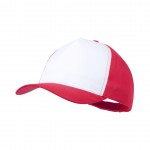 Cappelli promozionali con logo colore rosso