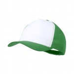 Cappelli promozionali con logo colore verde