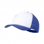 Cappelli promozionali con logo colore blu