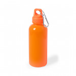 Piccole bottiglie con logo per eventi color arancione