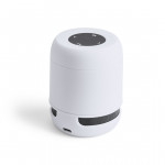 Speaker con logo aziendale color bianco