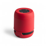 Speaker con logo aziendale color rosso