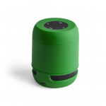 Speaker con logo aziendale color verde