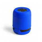 Speaker con logo aziendale color blu