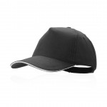 Cappellini con logo personalizzato colore nero
