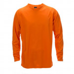Magliette personalizzate a maniche lunghe colore arancione