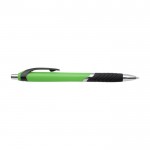 Colorate penne a sfera con logo color verde terza vista