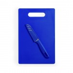 Taglieri personalizzati con coltello colore blu