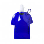 Borraccia pieghevole a forma di T-shirt color blu