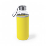 Borracce gadget con custodia colorata colore giallo