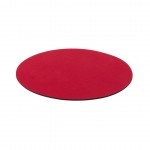 Mouse pad personalizzati rotondi colore rosso