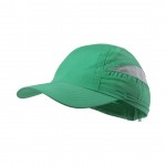 Cappelli sportivi con logo colore verde