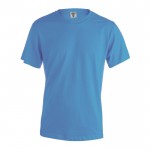 T shirt pubblicitarie in cotone 100% colore azzurro