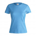 Magliette donna personalizzate colore azzurro