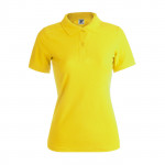 T shirt da donna con logo colore giallo