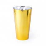 Scintillanti bicchieri con logo colore oro