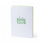 Quaderni personalizzati con spazio per penna colore verde chiaro