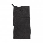Asciugamano sportivo in microfibra 40 x 80 cm color nero