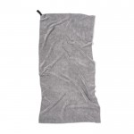 Asciugamano in microfibra riciclata 70 x 140 cm color grigio
