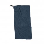 Asciugamano sportivo in microfibra 40 x 80 cm color blu