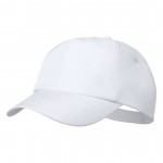 Cappellini pubblicitari ecologici colore bianco