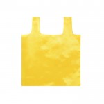 Shopper pieghevole in RPET color giallo
