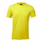 T-shirt tecniche personalizzate colore giallo