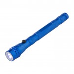 Torcia in alluminio telescopica e flessibile con 3 luci LED color blu quarta vista