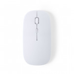 Mouse ottico antibatterico personalizzabile colore bianco