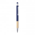 Raffinate penne touch con dettaglio in bambù  color blu mare vista principale