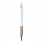 Eleganti penne aziendali con dettaglio in bambù color bianco vista principale